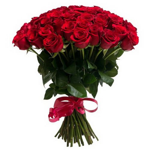 Букет 41 красная роза - купить с быстрой доставкой по Алексину