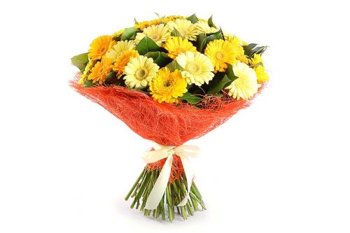 Герберы- букет цветов с доставкой на дом по Алексину